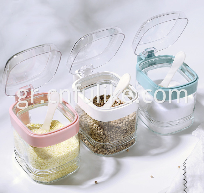 Transparent Condiment Container